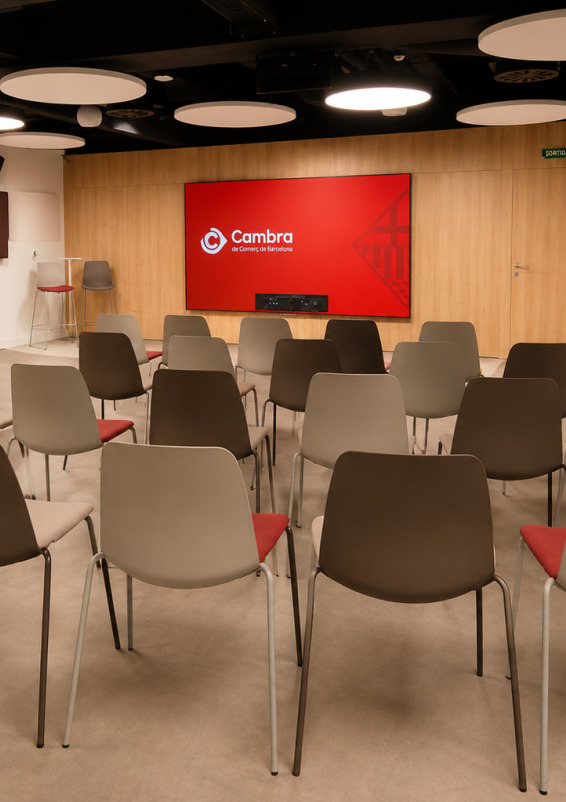 Auditorium mit Foyer für Business-Events in Barcelona