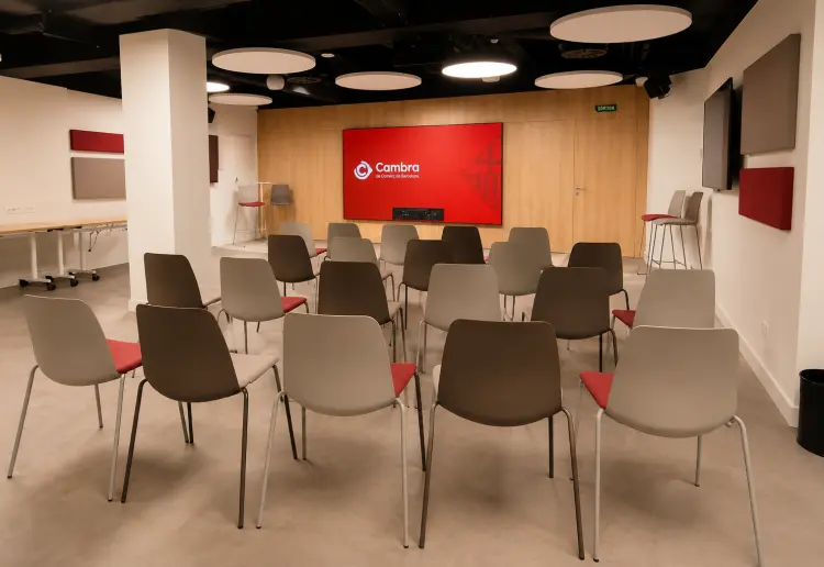 Auditorium mit Foyer für Business-Events in Barcelona