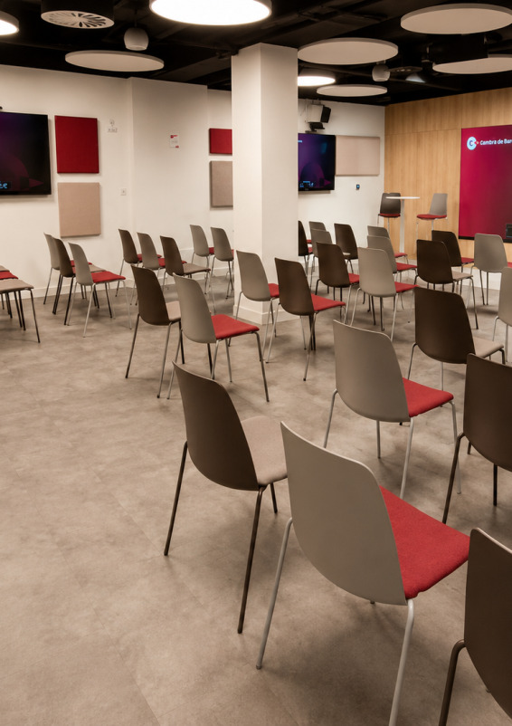Auditorium mit Foyer für Business-Events in Barcelona