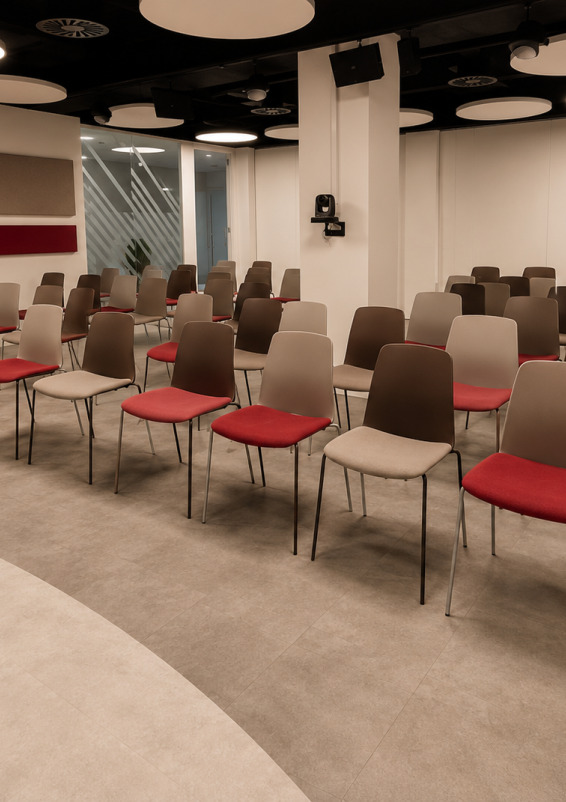 Auditorium mit Foyer für Business-Events in Barcelona