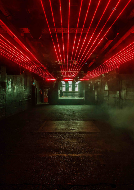 Industrial Multi Story Nightclub