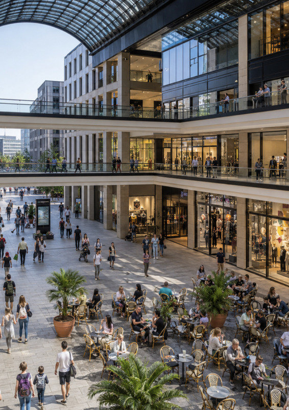 Outdoor Area with high traffice