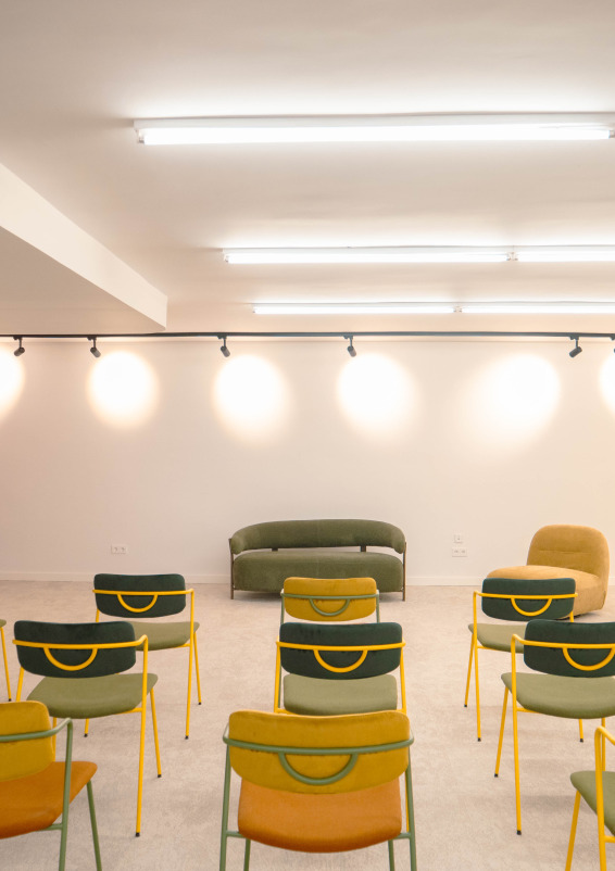 Multi-purpose hall for events and meeting rooms
