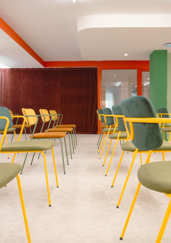 Multi-purpose hall for events and meeting rooms