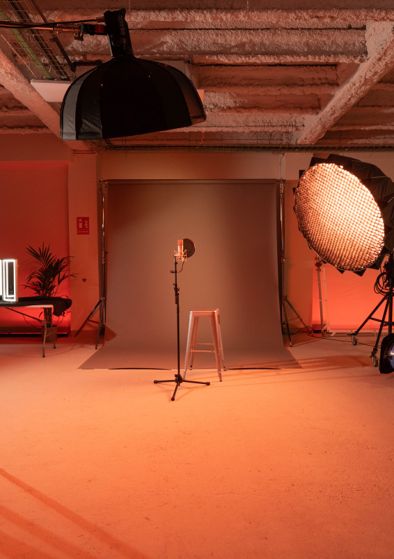 Plató,  Estudio de sonido