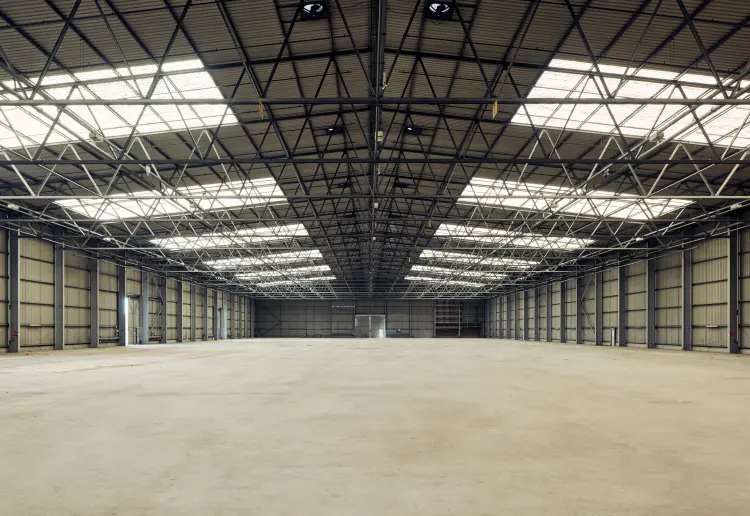 A vast warehouse overlooking the Thames