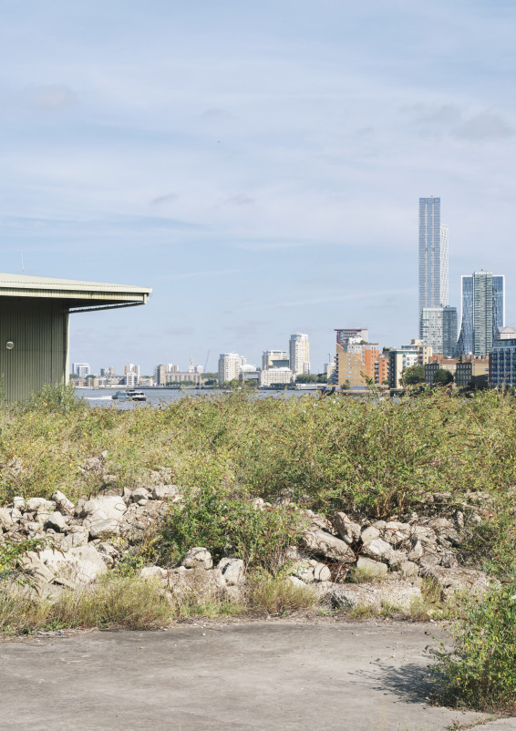 A vast warehouse overlooking the Thames
