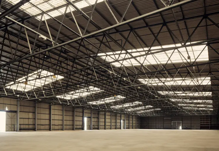 A vast warehouse overlooking the Thames