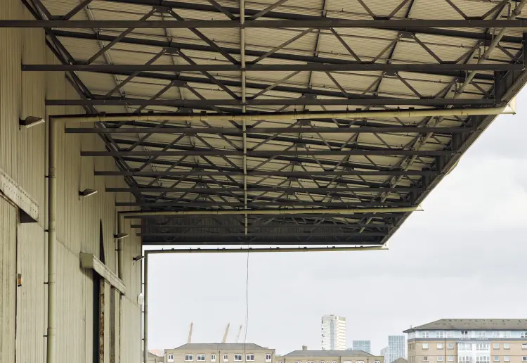 A vast warehouse overlooking the Thames