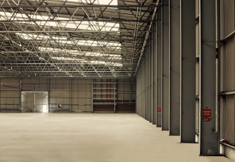 A vast warehouse overlooking the Thames