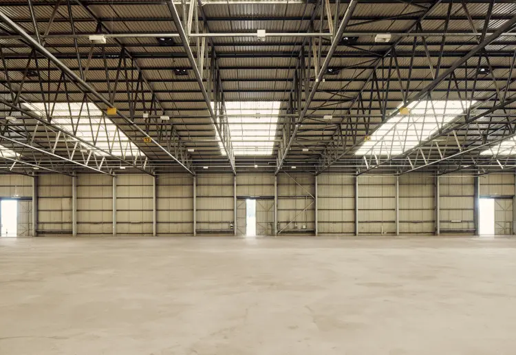 A vast warehouse overlooking the Thames