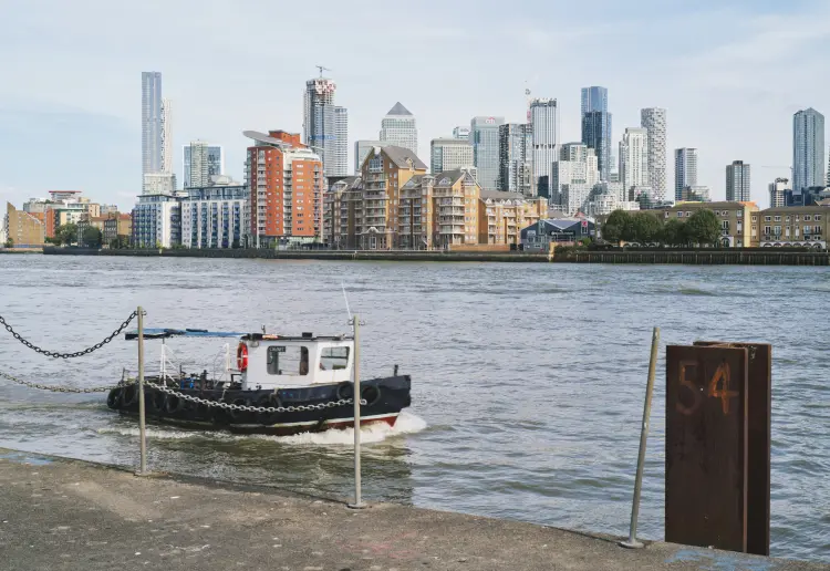 A vast warehouse overlooking the Thames
