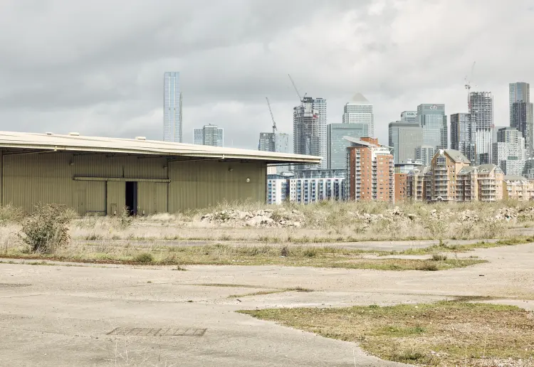 A vast warehouse overlooking the Thames