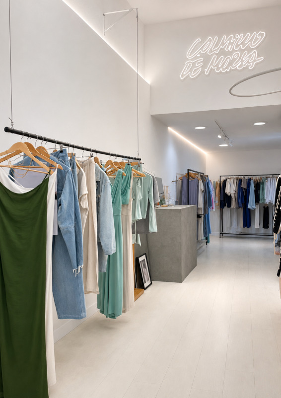 Espacio luminoso de 70 m² para retail y pop-ups en el corazón del Born