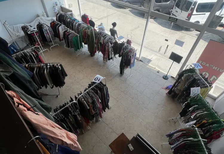 Showroom with amazing natural light and views of the marina
