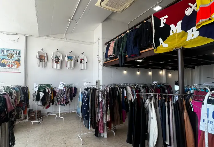 Showroom with amazing natural light and views of the marina