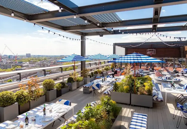 A stylish rooftop escape in Paddington with spectacular views of the London skyline