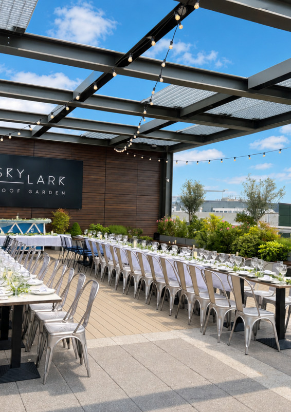 A stylish rooftop escape in Paddington with spectacular views of the London skyline