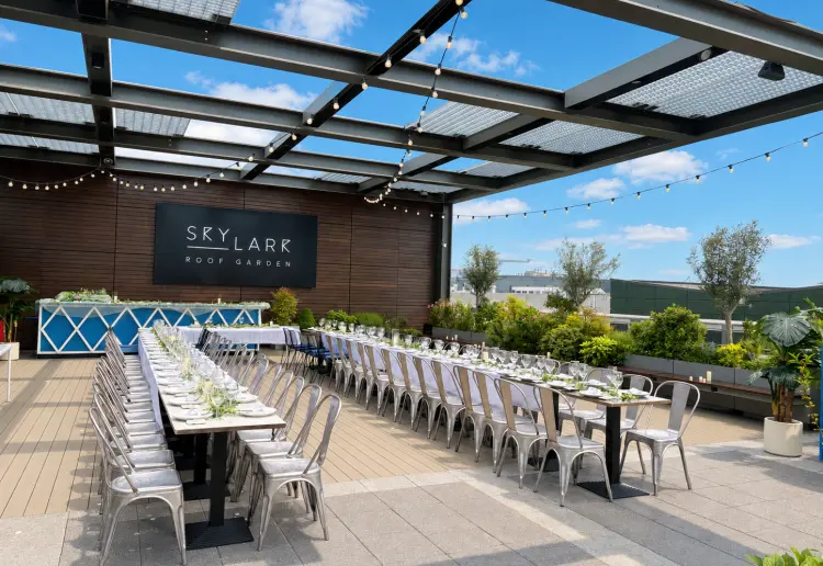 A stylish rooftop escape in Paddington with spectacular views of the London skyline