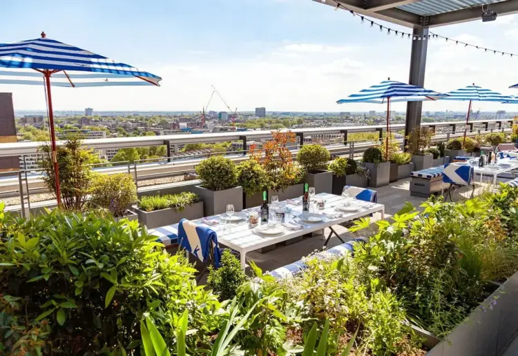 A stylish rooftop escape in Paddington with spectacular views of the London skyline