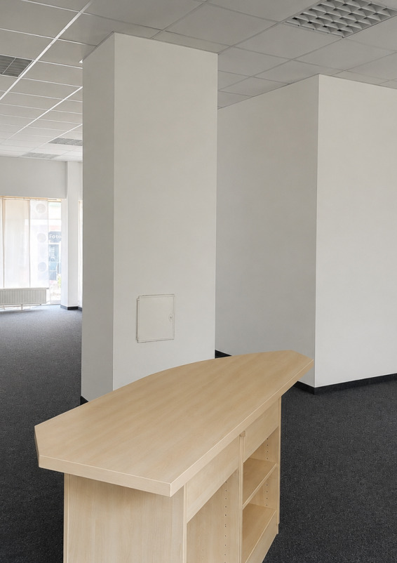Zentrale Fläche für Einzelhandel und Kultur