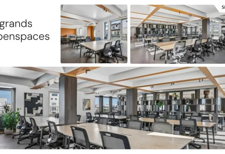 Superbe espace de 406m² avec terrasse, cuisine et vue sur le Sacré-Cœur