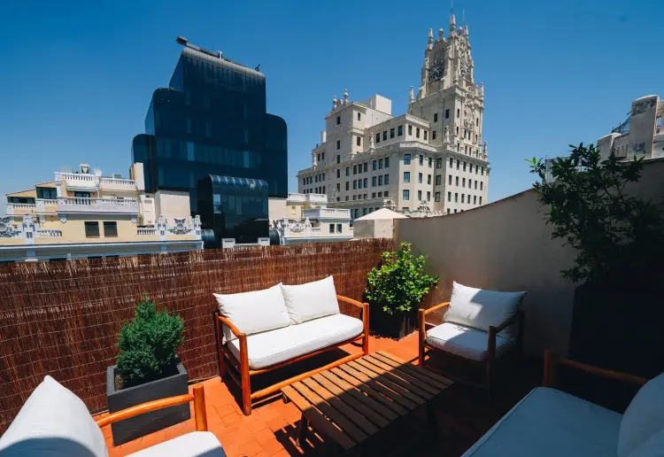 Ático con vistas en el centro de Madrid